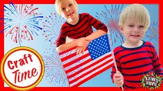 Labour Day FIREWORK- CRAFTS for KIDS with Levi and Wylder
