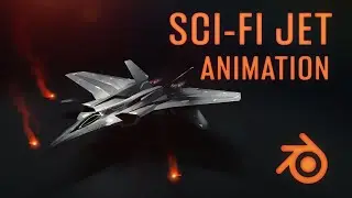I made a Jet from future in blender/ Animation