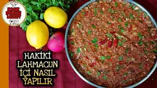🌶️👌🏼 Yediğiniz tüm lahmacunları unutun ! Hakiki lahmacun içi nasıl yapılır ? 😍💯 (Sesli Anlatım)