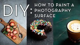How to Paint 3 Food and Product Photography Background Surfaces with No Texture