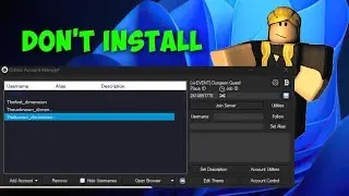 Don't Install Roblox Account Manager - Method to Remove All Virus