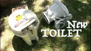 Installing New Porcelain Dometic 310 Series RV Toilet