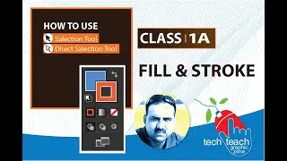 How to use salection tool, direct salection tool fill & stroke colour