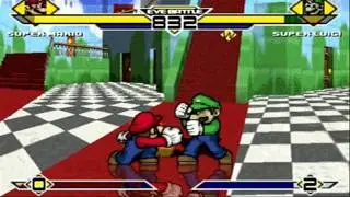 Super Mario vs Super Luigi MUGEN Battle!!!