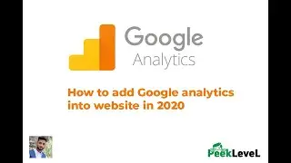 How to add google analytics into website in 2020