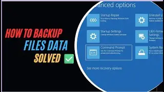 Cara Backup Data C Saat Windows Rusak | Error Blue Screen