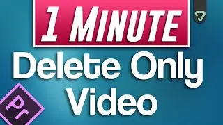Premiere Pro : How to Delete Video But Keep Audio [Bangla Tutorial]