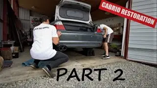 BMW e46 CABRIO Restoration Part 2.