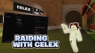 RAIDING IN DA HOOD WITH #celex EXTERNAL STARS USE⭐ (I GOT BANNED)