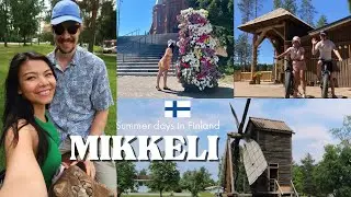 This is How We Spend Summer Holidays in Finland! Exploring MIKKELI🚲|🇲🇲 🇫🇮