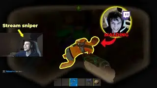 STREAM SNIPING a TRY HARD ON WIPEDAY