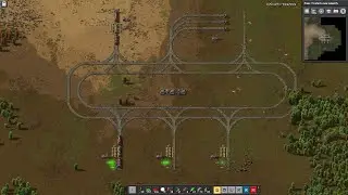 Factorio - the train schedule and a little trick