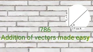 Addition of vectors make easy | Head to tail Rules in detail | vectors Resolution