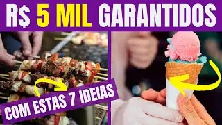 ATÉ 5 MIL GARANTIDOS - 7 Ideias de Negócios Para GANHAR DINHEIRO