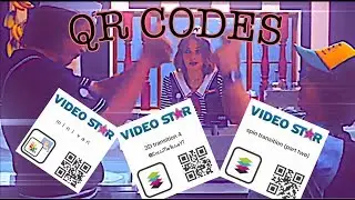 Qr codes video star (transitions, 3d, coloring)