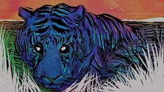 Water Tiger | timelapse painting process