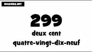 How to say 299 in French