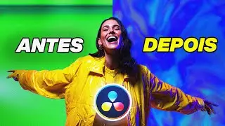 REMOVA FUNDO VERDE em Segundos (SEM COMPLICAÇÃO) Chroma Key no DaVinci Resolve