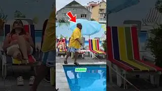Blinder Mann FÄLLT IN POOL! 😱