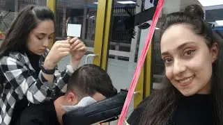 ASMR turkish female physiotherapy chair massage + back,neck,elbow,arm,gripes,palm,sleep massage