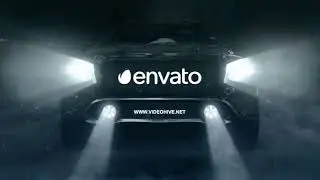 Car headlight logo | After Effects | After Effects project | Videohive template