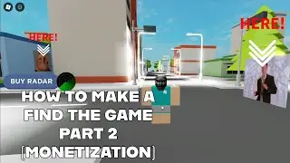 Roblox Studio : Make a find the marker game part 2 [MONETIZATION]