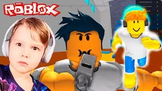 УБЕГАЮ ИЗ СПОРТЗАЛА ТРЕНЕР ПУЗАТЫЙ КАЧОК РОБЛОКС ROBLOX Escape The Gym Obby
