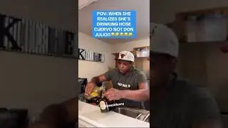 POV: WHEN SHE REALIZES SHE’S DRINKING HOSE CUERVO NOT DON JULIO!!😂🤣😂