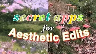 🌠secret apps for aesthetic edits 🌠 part 3