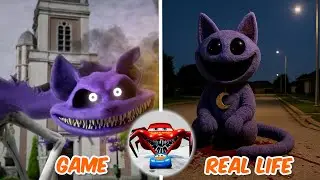 Cat Nap Monster In Real Life Coffin Dance Song (cover) | Tiles Hop EDM Rush🎶