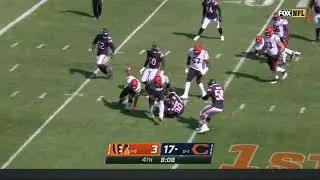 Bears giving Joe Burrow nightmares with a 3’rd straight interception