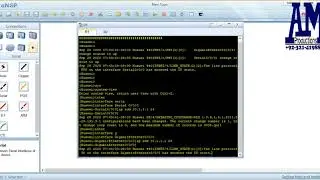 eNSP Lab of Serial Port and Giga Port Simple Configuration by AM Productions