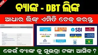 How To Check DBT Linking Status In Online // Bank Dbt Link Status Check Online // Bank Aadhar Status