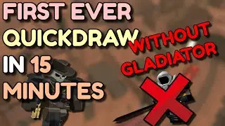 QUICKDRAW TRIUMPH IN 15 MINUTES WITHOUT GLADIATOR (FIRST EVER) | ROBLOX TOWER DEFENSE SIMULATOR