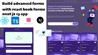 Next JS 13 App, Tailwind CSS tutorial, shadcn - Advanced react hook forms with zod- part 5