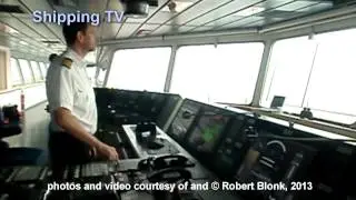 Majestic Maersk into Rotterdam - pilot's eye view
