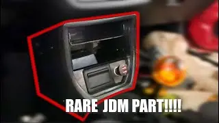 RARE JDM Double Din Center Console Install in EG Civic Hatch