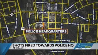 Albemarle Police Department HQ struck by gunfire