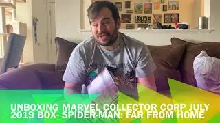 Unboxing Marvel Collector Corps Box: July 2019- Spider-Man: Far From Home