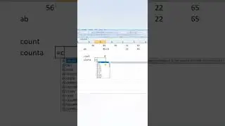 Count and Counta formula in Excel #bengali #exceltips #education