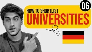 How to short list university in Germany / How To Study In Germany