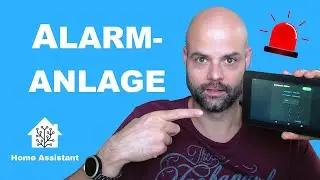 Create an alarm system using Home Assistant's built-in features