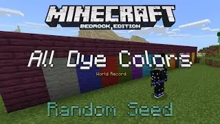 [Former WR] All Dyes Random Seed in 5:51 (Minecraft Bedrock Edition)