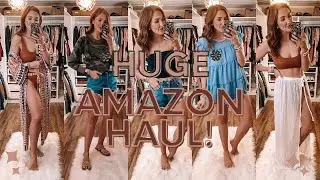 *HUGE* AMAZON SPRING HAUL! Tops, Coverups, Accessories + More! | Moriah Robinson