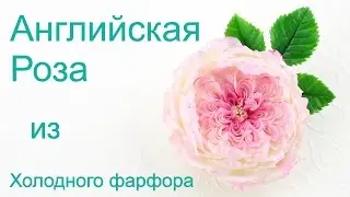 English rose hairpin making from air dry polymer clay tutorial