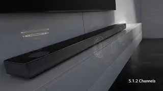 LG SY10Y: 5.1.2 ch High Res Audio Sound Bar with Meridian Technology & Dolby Atmos®