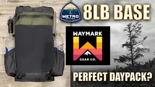 Waymark Gear MILE Daypack -The Perfect Daypack -  8LB Base Weight