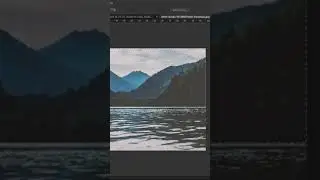 1 Minute - Creating a water reflection effect in Photoshop || Quick tutorial