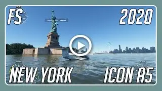 MS Flight Simulator 2020 with Icon A5 Test Flight in New York!