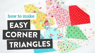How to Make Easy Corner Triangles